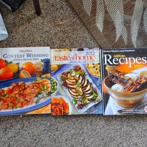 Taste of home 2005 2012 recipe books and better home and gardens annual recipes